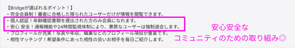 Bridge公式サイトに掲載されている審査制と24時間監視体制の安全管理ガイド