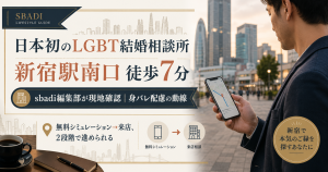 リザライ東京店は新宿駅南口から徒歩7分・代々木の落ち着いたエリア。無料シミュレーションから来店までの2段階で進められる