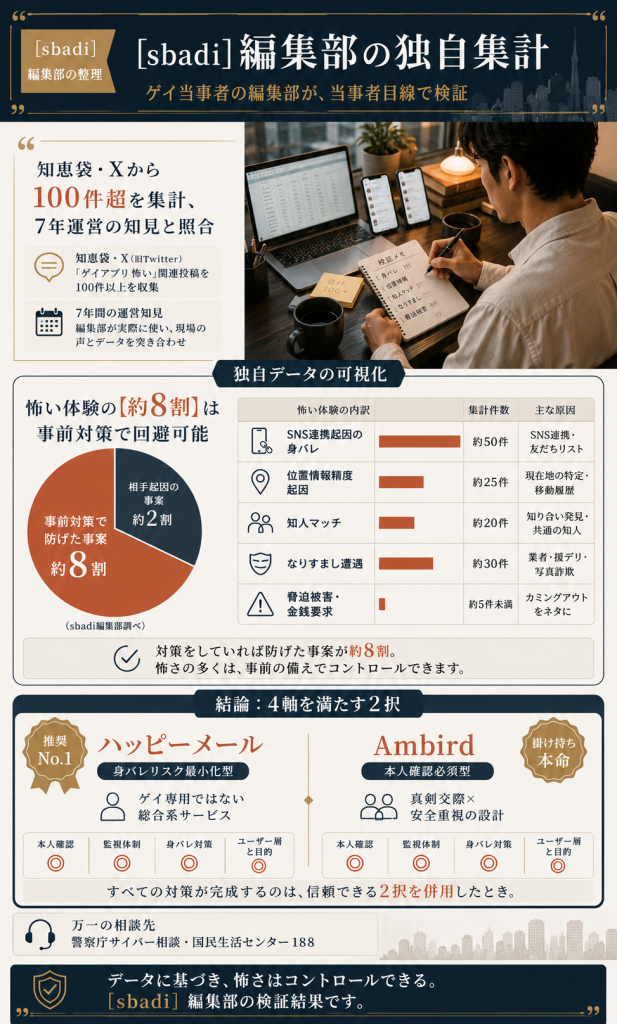 編集部独自集計と推奨2択を可視化した図解