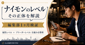ナイモンのレベル制度の核心を編集部1ヶ月検証で解説するアイキャッチ画像
